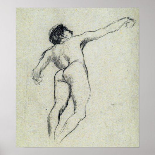 Klimt - Zwevende Onderaanzicht Poster (Voorkant)