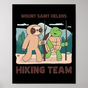 Klimteam Mount Saint Helens Wandel Expeditie Poster