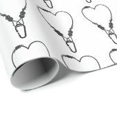 Klimtouw klimmen Klimming liefje hart Cadeaupapier (Rol Hoek)