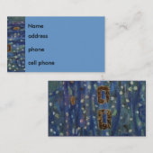 Klimtpatroon . visitekaartje (Voorkant / Achterkant)