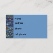 Klimtpatroon . visitekaartje (Voorkant)