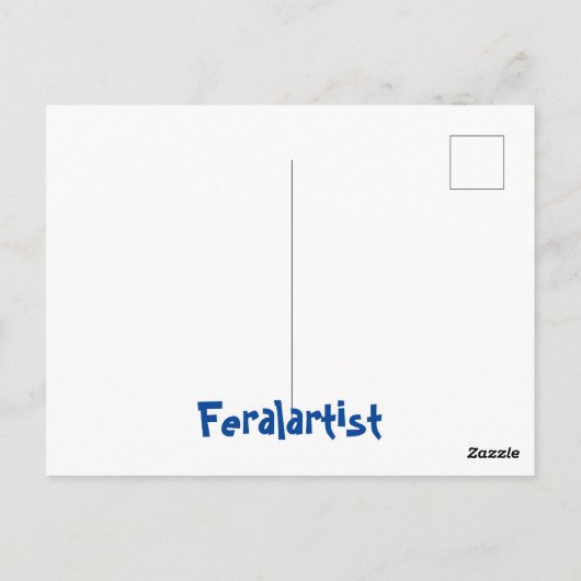 Klimt's Garden, Briefkaart (Achterkant)