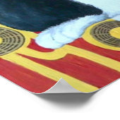 Klimt's kat poster (Hoek)