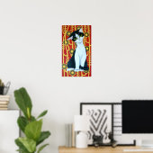 Klimt's kat poster (Thuiskantoor)
