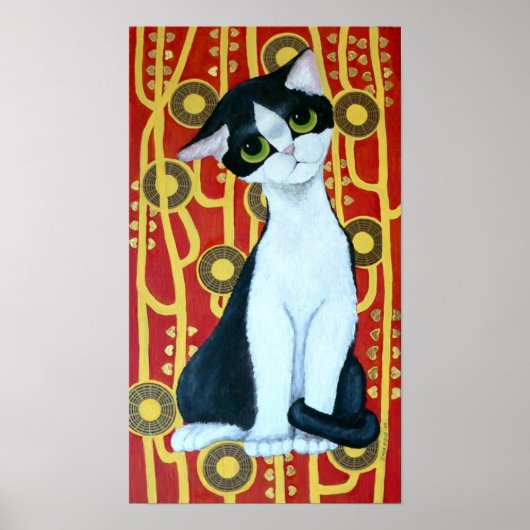 Klimt's kat poster (Voorkant)