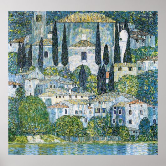 Klimt's Kirche in Cassone Poster (Voorkant)