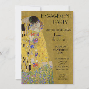 Klimt's Kiss - Art Nouveau Engagement Party in Kaart