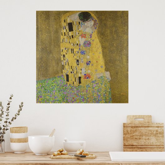 Klimt's Kiss Poster (Keuken)
