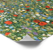 klimt's Mohnfeld Poster (Hoek)
