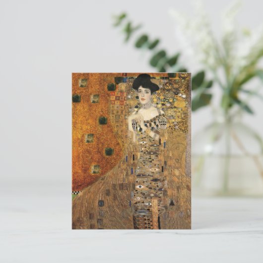 Klimt's portret Adele Bloch-Bauer Briefkaart (Staand voorkant)