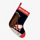 Klimvakantie Cadeau Kleine Kerstsok (Voorkant (Hangend))
