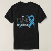 Klinefelter Syndrome Warrior Awareness Fe T-shirt (Design voorkant)