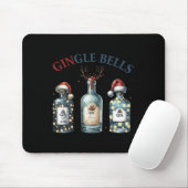 Klingel Bellen Grappige Gin Gin Bellen Kerstboom M Muismat (Met muis)