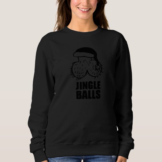 Klingelballen Koppel Kerstmis Trui (Voorkant)