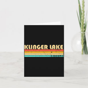 Klinger meer Michigan grappige vissen kamperen zom Kaart