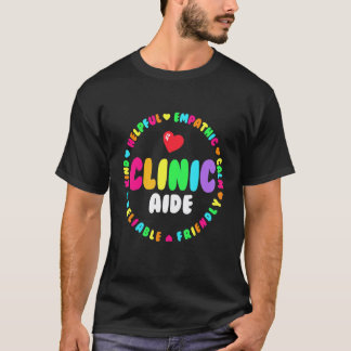 Kliniekassistent voor waardering week van schoolve t-shirt