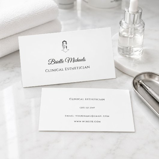 Klinisch Estheet Minimalistisch Elegant Visitekaartje