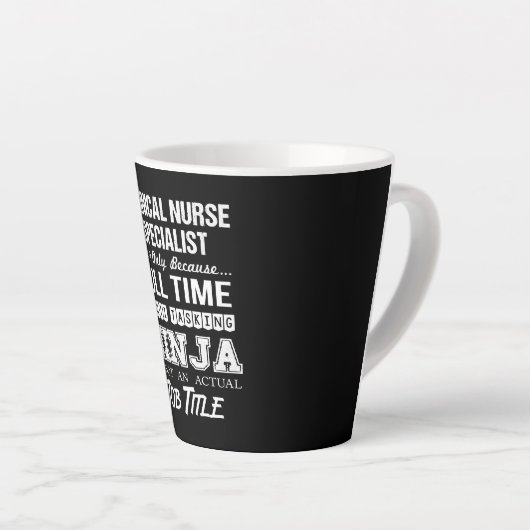 Klinisch verpleegkundige specialist T-Shirt - Mult Latte Mok (Rechterhoek)