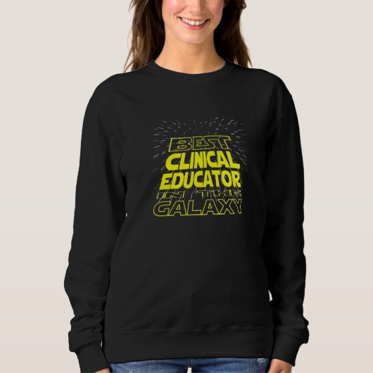 Klinische Educator Cool Galaxy Job Trui (Voorkant)