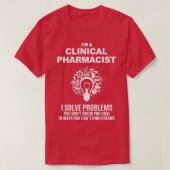 KLINISCHE FARMACIST OPLOSSEN PROBLEMEN WIT 1 T-SHIRT (Design voorkant)