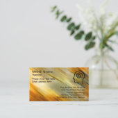 Klinische hypnotherapeut Moderne Visitekaartje (Staand voorkant)