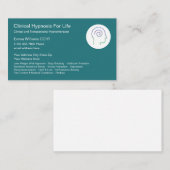 Klinische Hypnotist Hypnosis Moderne Visitekaartje (Voorkant / Achterkant)