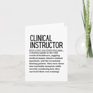 Klinische instructie kaart