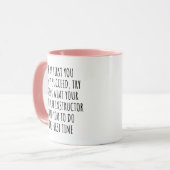 Klinische instructie mok (Voorkant links)