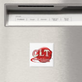 KLINISCHE LABORATORIUMTECHNISCHE SWOOSH-LOGO MAGNEET (Insitu (Vaatwasser))