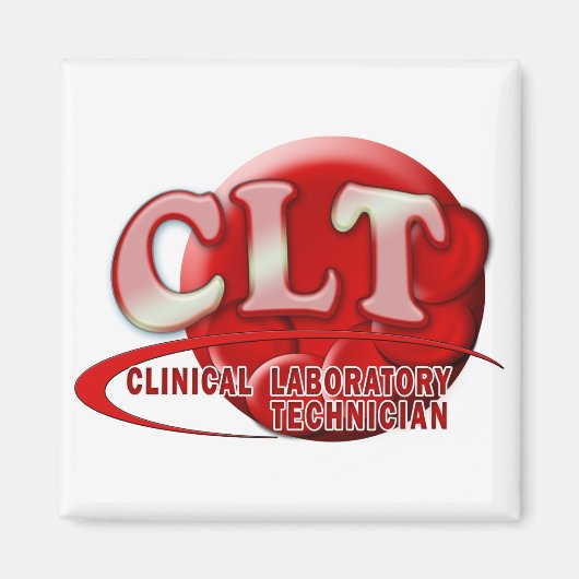 KLINISCHE LABORATORIUMTECHNISCHE SWOOSH-LOGO MAGNEET (Voorkant)