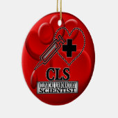 KLINISCHE LABORATORIUMWETENSCHAPPELIJKE BLOEDORNAT KERAMISCH ORNAMENT (Rechts)