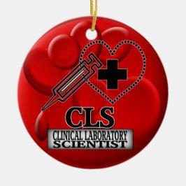 KLINISCHE LABORATORIUMWETENSCHAPPELIJKE BLOEDORNAT KERAMISCH ORNAMENT