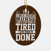 Klinische onderzoeken verpleegster Apparel Geweldi Keramisch Ornament (Rechts)