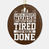 Klinische onderzoeken verpleegster Apparel Geweldi Keramisch Ornament (Links)