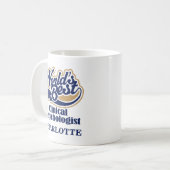 Klinische psycholoog Speciaal gepersonaliseerde mi Koffiemok (Voorkant links)