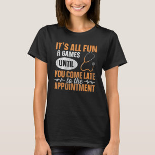 Klinische receptioniste voor de gezondheidszorg Re T-shirt