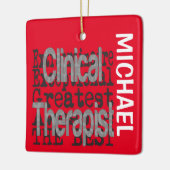 Klinische Therapie Extraordinaire CUSTOM Keramisch Ornament (Links)
