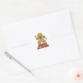 Klink helemaal door ronde sticker (Envelop)