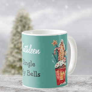 Klink mijn belletjes Magische huisillustratie 11oz Koffiemok