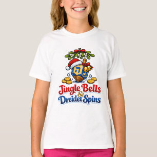 Klinkende bellen & Driedel draait Christmukkah Han T-shirt