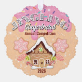 Klinkende Kerststol Feest Herinneringsornament Ornament Kaart (Voorkant)