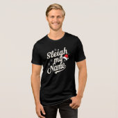 Klinkende naam-vibes Tri-Blend shirt (Voorkant volledig)