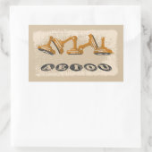 Klinkers AEIOU Engelse taal Grammatica Rechthoekige Sticker (Tas)