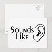 Klinkt als Charades Briefkaart (Voorkant / Achterkant)