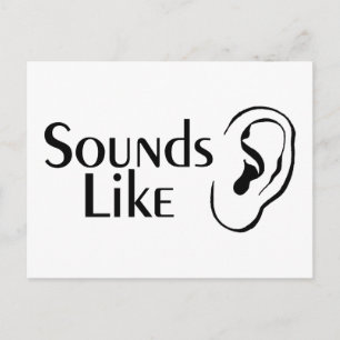 Klinkt als Charades Briefkaart