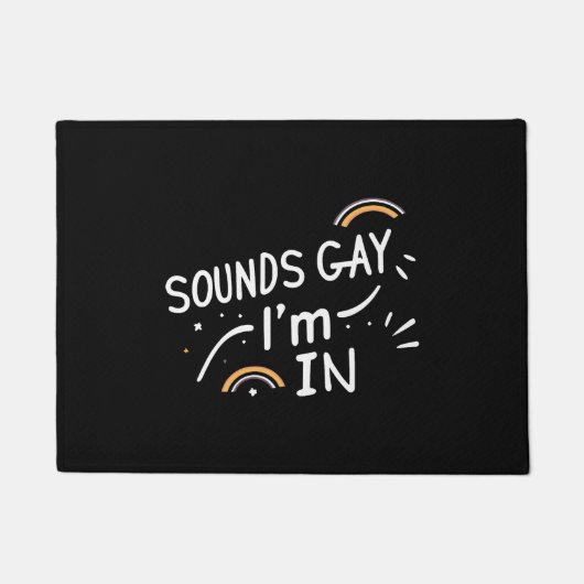 Klinkt als gay in Copy Deurmat (Voorkant)