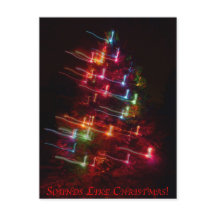 Klinkt als Kerstmis (boom en notities)