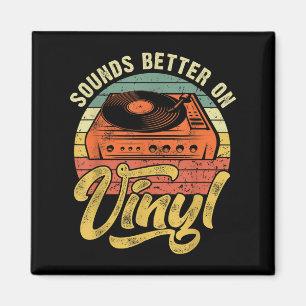 Klinkt beter op vinyl - Music Lover Disc Records Magneet