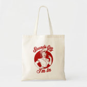 Klinkt gay ik ben in  lesbisch cowgirl howdy tote bag (Voorkant)