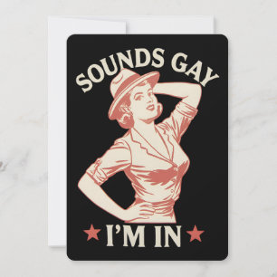 Klinkt gay Ik ben in lesbische Cowgirl Howdy LGBTQ Kaart